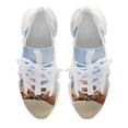 thumbnail image 6 of Seashell On The Beach Breathable Sneakers Women Shoes Spring Light Flats Male Lace-up Walking Footwear, 6 of 8