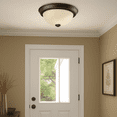 thumbnail image 3 of Design House 2-Pack Traditional 2-Light Flush Mount Indoor Dimmable Ceiling Light, Oil Rubbed Bronze, 3 of 14