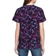 thumbnail image 7 of Wukai Purple Butterfly Youth Unisex Short Sleeve T-Shirt for Boys, Girls, Teens, and Kids-X-Large, 7 of 7