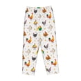 thumbnail image 4 of Haiem Funny Chicken Women's Pajama Pants Ultra Lightweight Pjs Bottoms Sleepwear Bottom Pants With Pocket Drawstring-Small, 4 of 7