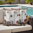 thumbnail image 4 of Farmhouse Outdoor Waterproof Pillow Covers, Western Texas Star American Country Berry Decorative Square Throw Pillowcase Sofa Cushion Sham for Patio/Couch/Chair, 26"x26" 2 Pack, 4 of 8