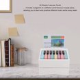 thumbnail image 4 of Piano Calendar, Adjustable Playable Weekly Music Lessons with USB Rechargeable Battery for Music Lovers, Metal, Approx. 13x9x8.7cm, 4 of 7
