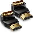 thumbnail image 1 of Right Angle Hdmi Adapter 2-Pack, 8K Video Feast With Hdmi 2.1 Compliance, Universal Compatibility For Various Devices, Secure Closure System Ensures, 1 of 4