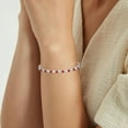 thumbnail image 6 of APSVO S925 Sterling Silver Plated Tennis Bracelets for Women Girls CZ July Birthstone Bracelets with Red Ruby Birthday Graduation Jewelry Gifts Teen Her Mom Wife Adults Kids Ideas, 6 of 8