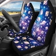 thumbnail image 3 of Uourmeti Car Seat Covers Full Set Full Backrest Polyester, Compatible with Auto Interior Sedan Seats, for Trucks most Cars, Planet Stars, 3 of 10