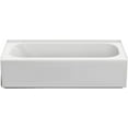 thumbnail image 3 of Proflo Pfb14cr Folsom 60" X 30" Right Hand Steel Soaking Tub - White, 3 of 6