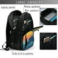 thumbnail image 4 of Vsdgher Palm Trees Print Travel Laptop Backpack, Laptops Backpack with USB Charging Port, Water Resistant Computer Bag Gift for Men & Women, 4 of 7
