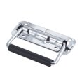 thumbnail image 1 of 2PCS Stainless Steel Folding Case Handles 110 X 41mm, Silver, 1 of 4