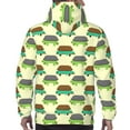 thumbnail image 7 of Salouo Turtle On Skateboard Pattern Men's Fall Hoodie Sweatshirt,Sport Hoodie with Pockets for Men Pullover Casual Hooded Sweatshirt-Small, 7 of 7