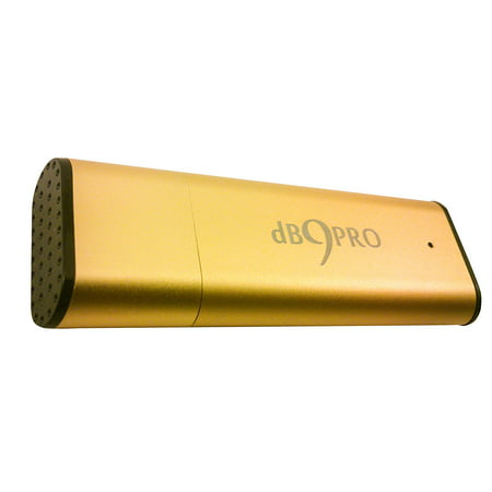 dB9PRO Best Digital Voice Recorder With USB [Gold] _ 8GB _ 96 Hrs Capacity Mini Spy Recorder _ Audio Recording Device With (Best Digital Voice Recorder 2019)