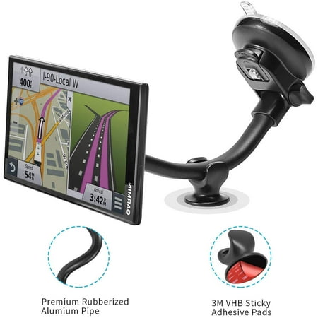 GPS Car Mount, Windshield Dashboard Suction Cup GPS Mount for Car with ...