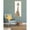 Natural, variant on Kate and Laurel Sylvie Standing Giraffe Framed Canvas Wall Art by Amy Peterson, 18x40 Natural
