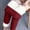 #Red, variant on DPTALR Women's Thick Fleece-Lined Printed Long Leggings,Blue,Size M