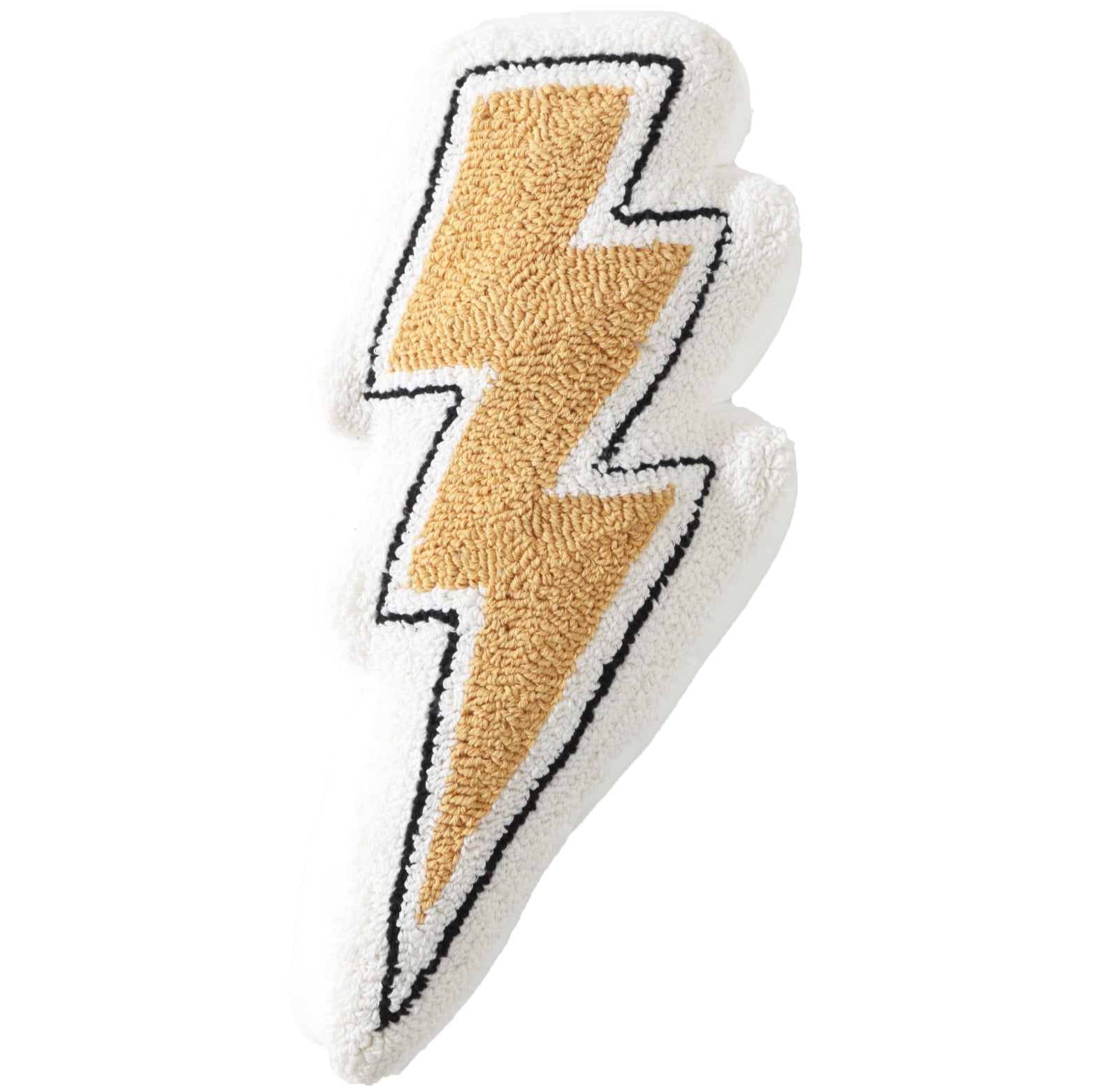 (2 pack) Mainstays 10" x 20" Lightning Bolt Decorative Pillow, Yellow