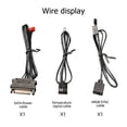 thumbnail image 4 of Controlador RGB 4 Pines PWM 5 V 3 Pines ARGB Control Remoto Del Ventilador (blanco), 4 of 9