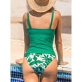 thumbnail image 2 of Bañador Tankini Set CUPSHE para mujer con cuello cuadrado, talla XL, 2 of 6