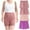 Pink, variant on Xysaqa Boyshort Panties for Women Soft Comfy Cotton Under Clothing, Standard & Plus Size 3X 4X 5X 6X (1PC)