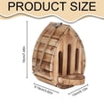 thumbnail image 4 of FENGGHAO Wooden Butterfly House with Feeder Hanging Garden Habitat Natural Nesting Box for Butterflies Outdoor Wildlife Shelter, 4 of 8