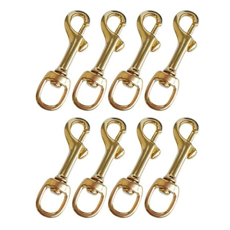 

8Pcs Heavy Duty Brass Swivel Clip Scuba Diving Gear Tool