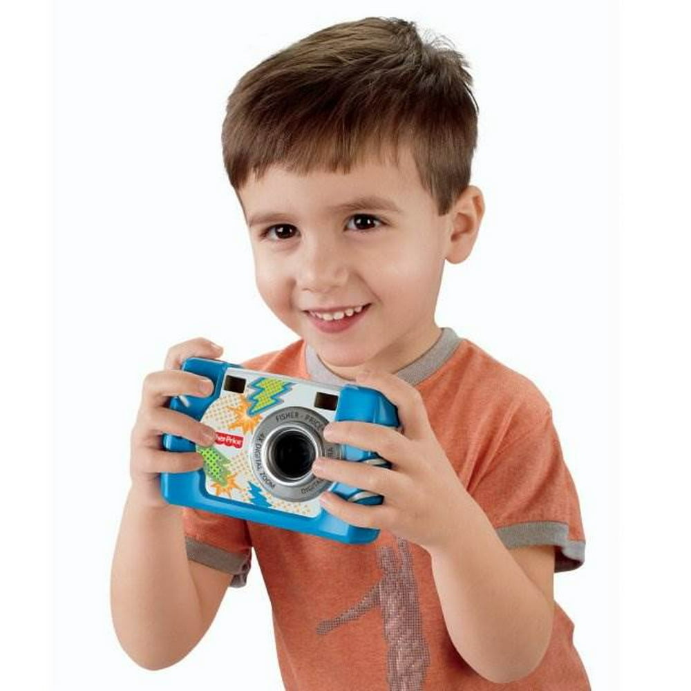 Fisher Price KidTough Digital Camera w/ Builtin Memory & Zoom Blue