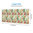 thumbnail image 4 of Disketp Gaming Mouse Pad Mushrooms Gnomes Pattern Large Mouse Mat Long Extended Desk Pad Non-Slip Rubber Mice Pads Stitched Edges Thin Pad (11.8x31.5 Inch), 4 of 9