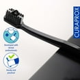 thumbnail image 3 of Curaprox Black is White Duo Toothbrush – Ultra Soft Carbon Whitening, Black/White, 2-Pack, 3 of 5