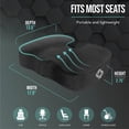 thumbnail image 4 of Cojín ortopédico Samsonite Memory Foam negro, 4 of 6