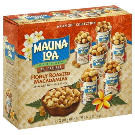 Mauna Loa Honey Roasted Macadamias, 4.5 Oz., 6 Count