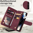 thumbnail image 4 of Wallet Multi Card Flip Zipper Leather Case For Samsung Galaxy S24 Ultra S23 Ultra S22 Ultra S21 Ultra S20 Ultra Plus S23FE S20 S21 FE A15 A14 A34 A54 A74 A13 A23 A33 A53 A73 A12 A22 A32 A42 A52 A72, 4 of 9