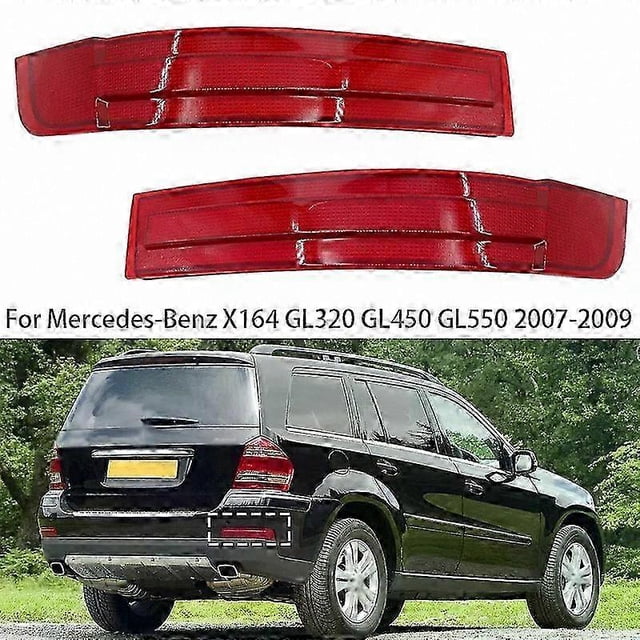 Rear Bumper Light with Red Lens for X164 GL Models 2007-2009, Part Numbers 1648201174 and 1648201274