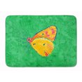 thumbnail image 1 of Carolines Treasures 8861RUG Butterfly Orange on Green Machine Washable Memory Foam Mat, 1 of 1