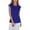 Blue, variant on Unir Women's Casual Sleeveless Tank Top, Loose Fit Crew Neck Basic T-Shirt, 1 Piece, M-XXL Plus Size Friendly