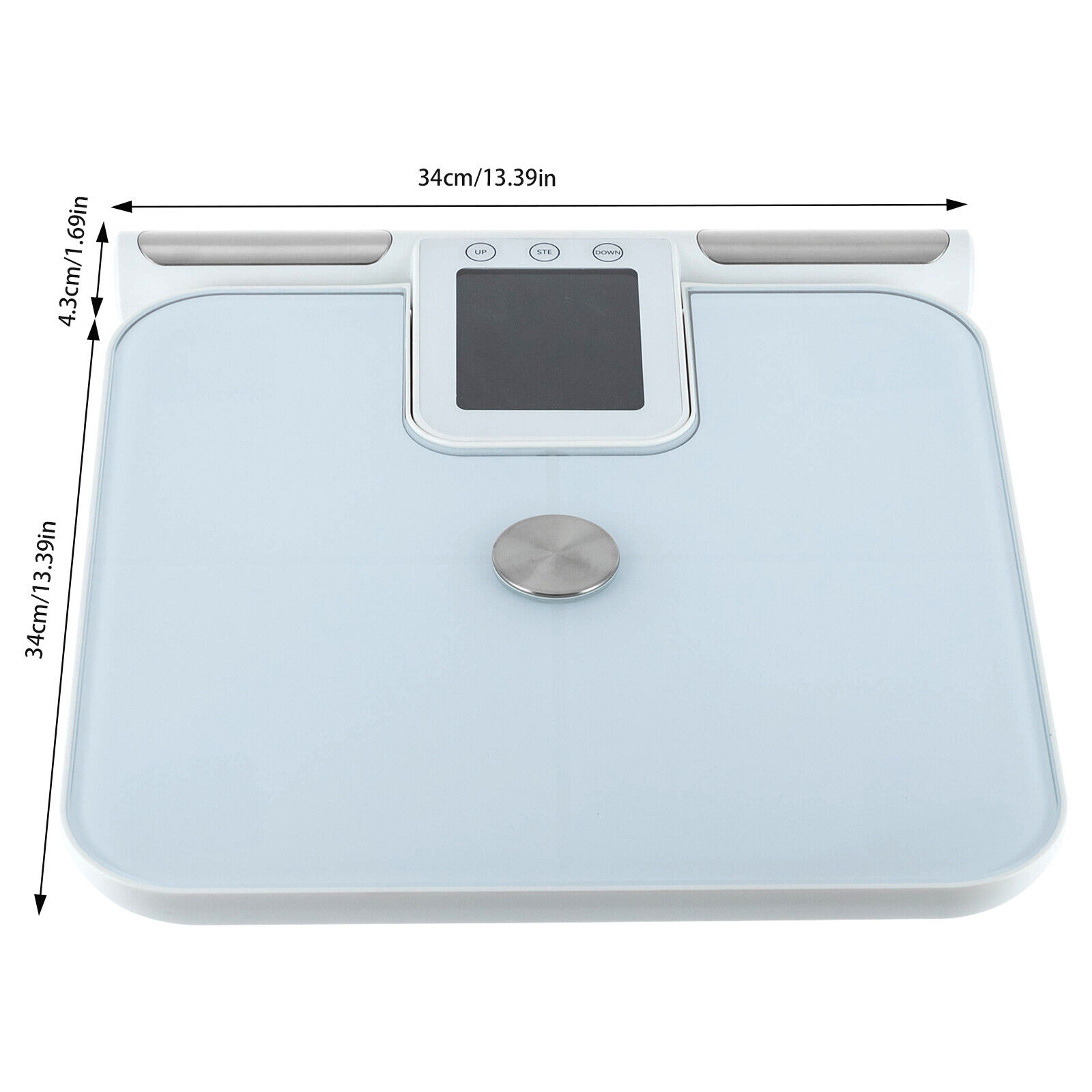 8 Electrode Smart Body Scales for Body Weight with Bluetooth Connection Large Display BMI Digital Weight Scale for Adults and Children