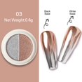 thumbnail image 1 of Oro plata espejo polvo uñas arte brillo oro rosa Champange UV Gel polaco cromo polvo metálico efecto pigmento Decoración Tan Jianjun unisex, 1 of 2