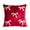 Red, variant on Luxury Velvet Bow Throw Pillow Covers 18x18 - Elegant Bow Decor Pillowcases, Romantic Valentine’s Day Decorations for Cozy Sofa, Bed & Room Accents, Plush Cushion Covers for Home Decor (Blue)