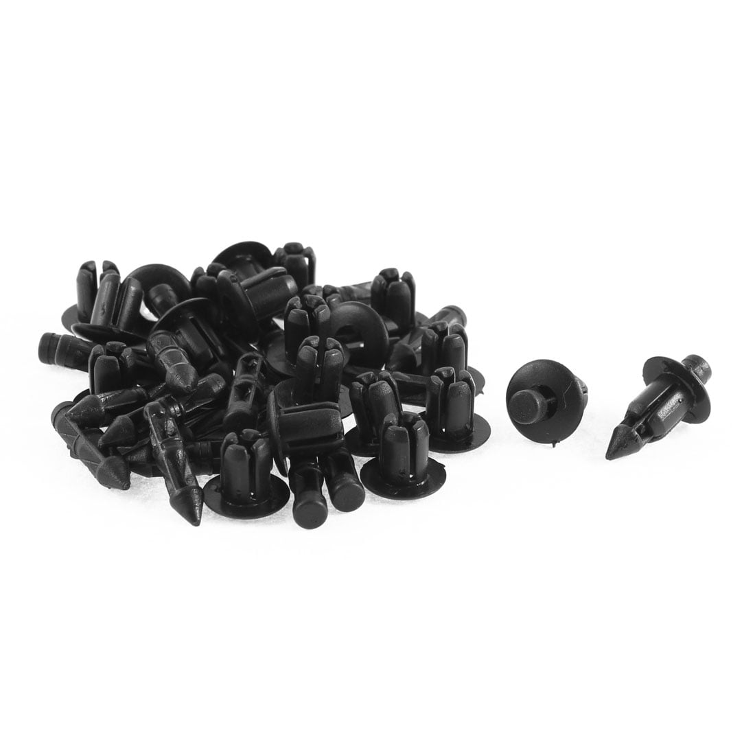 Lot De 20 Clips De Fixation Push-Type Pour Honda - Plastique Noir 10x17x20mm