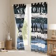 thumbnail image 3 of Homewish Adult Hunting and Fishing Blackout Curtains Set of 2 (52x84 Each), Blue Lake House Window Curtains, Rustic Farmhouse Curtains and Drapes, Living Room Curtains Decor, 3 of 6