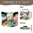 thumbnail image 2 of Haosy Hand Drawn Brush Strokes Golf Mallet Putter Cover Strong Magnetic Leather Golf Club Headcover Closure, 2 of 7