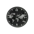 thumbnail image 1 of Round Mdf 13" Wall Clock (World Map), 1 of 2
