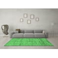 thumbnail image 3 of Ahgly Company Indoor Rectangle Abstract Emerald Green Modern Area Rugs, 6' x 9', 3 of 4