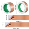thumbnail image 2 of WRITWAA  Conductive Copper Tape 2 Rolls Strong Adhesion for Electrical Shielding DIY Crafts, 2 of 6