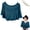 Blue, variant on Wedding Bride Bridesmaid Gifts Women'S Blended Shawl Blue Wraps One Size