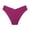 Purple, variant on Fengactive Womens Low Rise Seamless Bikini Panties V Cut Waist Breathable Underwear Soft Briefs for Women