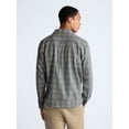 thumbnail image 4 of Free Assembly Men's Cotton Camp Shirt with Long Sleeves, Sizes S-3XL, 4 of 7