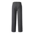 thumbnail image 3 of Dwellite Sweatpants for Mens Wide Leg Lounge Sweat Pants Drawstring Waist Jogging Pants with Pockets 2026 Dark Gray M, 3 of 3