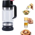thumbnail image 7 of 2026 Upgrade Honey Dispenser No Drip with Base, 12OZ Glass Honey Jar pot with Handle, Multi-Purpose Syrup Dispenser for Pancakes, Coffee, Tea, Salad & Simple Syrup (Yellow), 7 of 7
