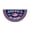 36 × 71 in, variant on 250 Year Anniversary Patriotic Fan Bunting Banner 1776–2026, USA Map Flag Design with Stars, Large Outdoor Decoration, Brass Grommets, 1 Pack