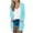 Sky Blue, variant on JGGSPWM Womens Solid Tops Open Front Cardigans V Neck Cardigan with Pocket Tunic Long Sleeve Shirts Cute Outwear Beige M