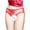 Red, variant on Bigersell Womens Boxers Underwear Clearance Womens Underwear Packs High Cut Panty Style P-104 Cotton Plus Size Panties Ladies Thongs Briefs Mid Waist Women's Briefs Beige L