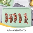 thumbnail image 3 of 9-Piece Baking Pans Set Nonstick, Stackable Non Toxic Bakeware Sets with Diamond Texture, Oven Pan Set for Cooking, Includes Cookie Sheet with Rack, Cake Pan, Roasting Pan, Muffin Tin, Green, 3 of 6